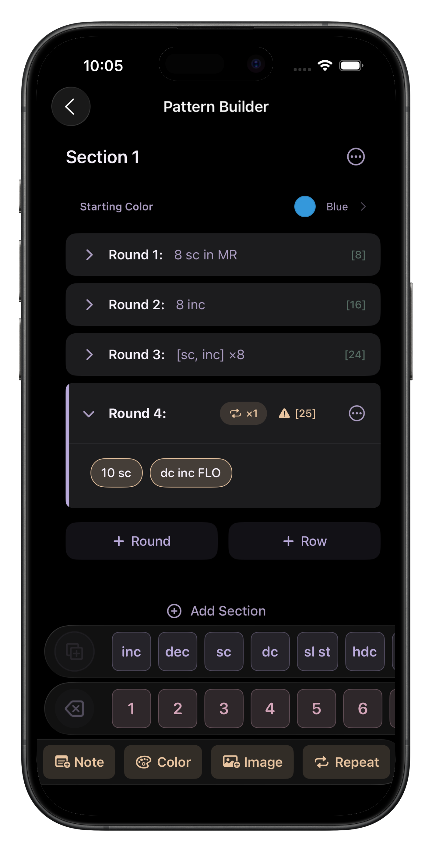 Visual Pattern Builder